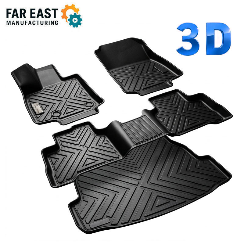 3D TPE auto põrandamatid